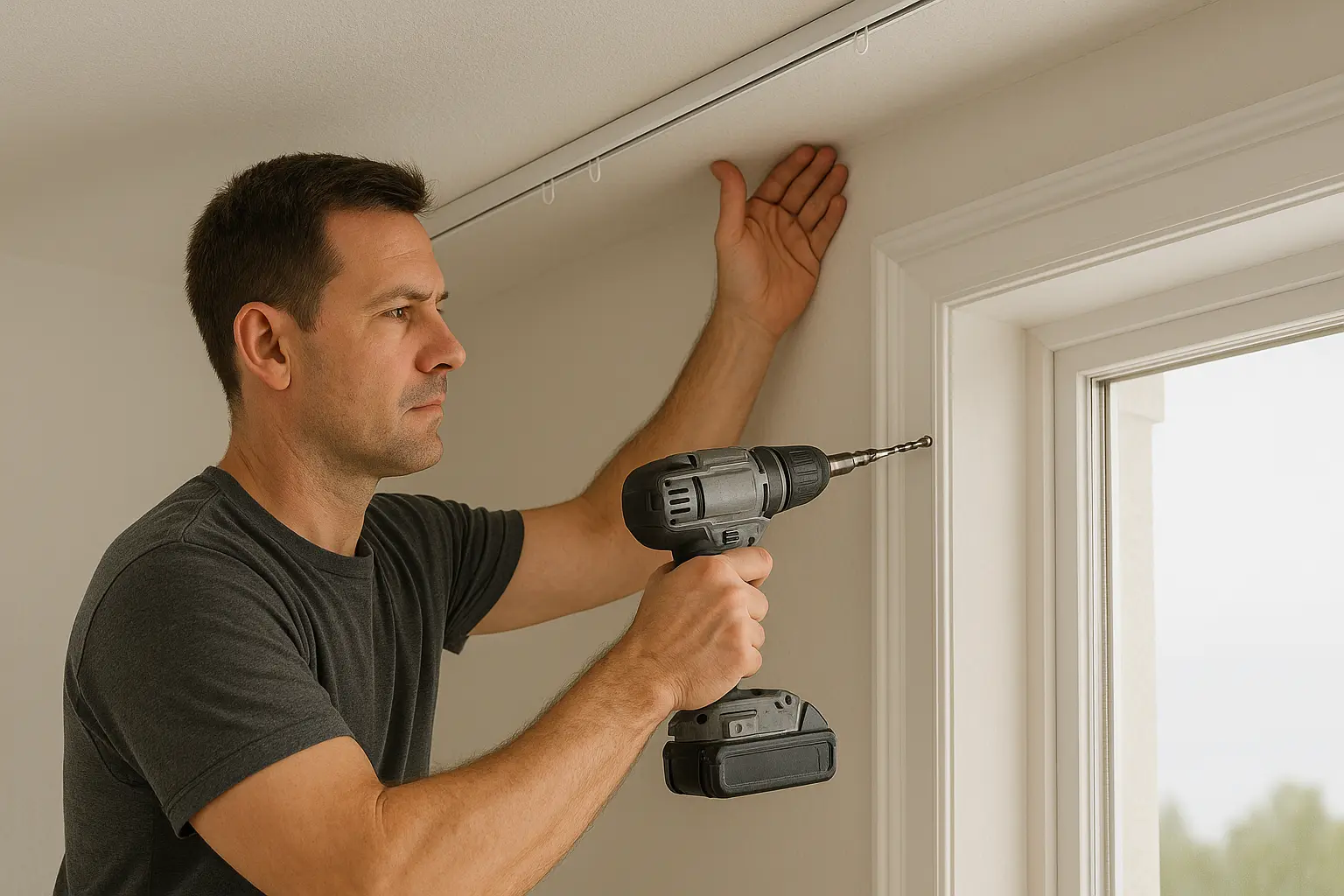 Video Montering Montering af gardinskinne i loft - Komplet Gør-Det-Selv Guide - (DIY i ...